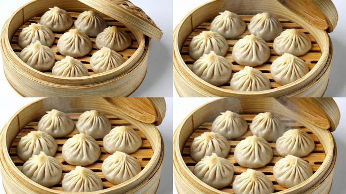 一笼现蒸的小笼包广告宣传片