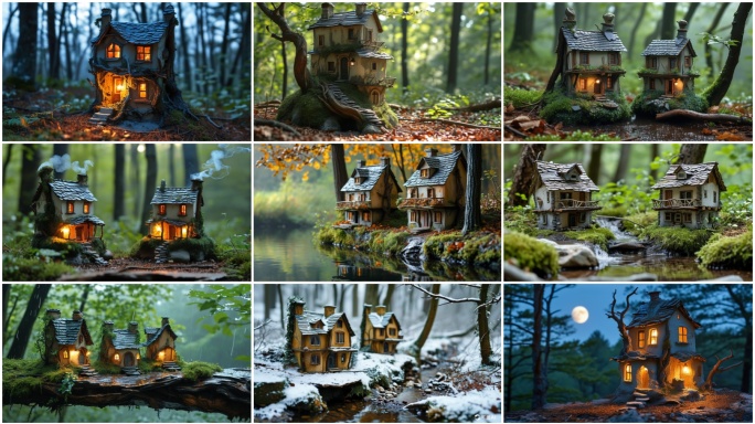 童话森林 创意微观模型小屋
