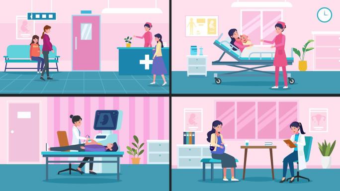【原创】孕妇产检MG动画产检动画