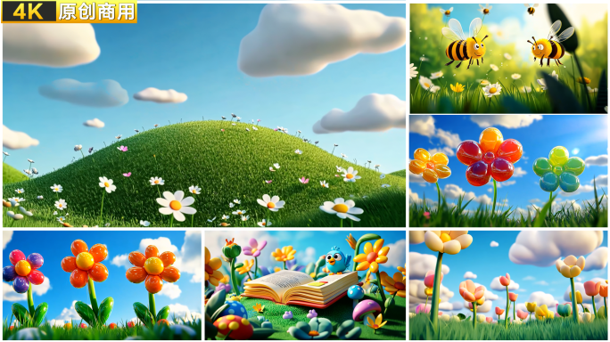 卡通背景设计 可爱卡通背景 动漫背景素材