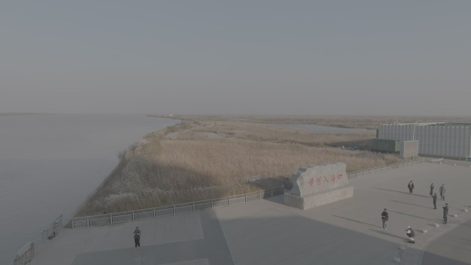 黄河母亲河中华大地山河河流黄河入海口