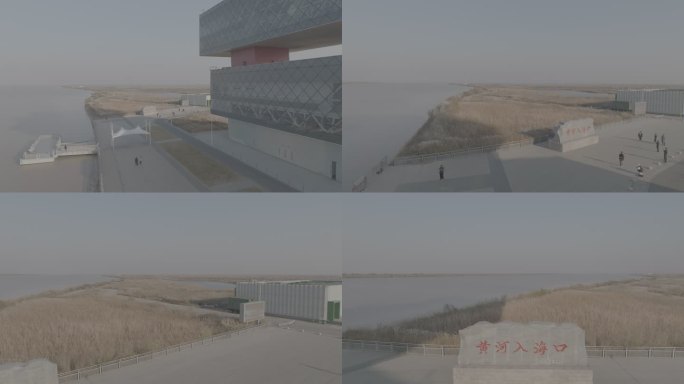 黄河母亲河中华大地山河河流黄河入海口