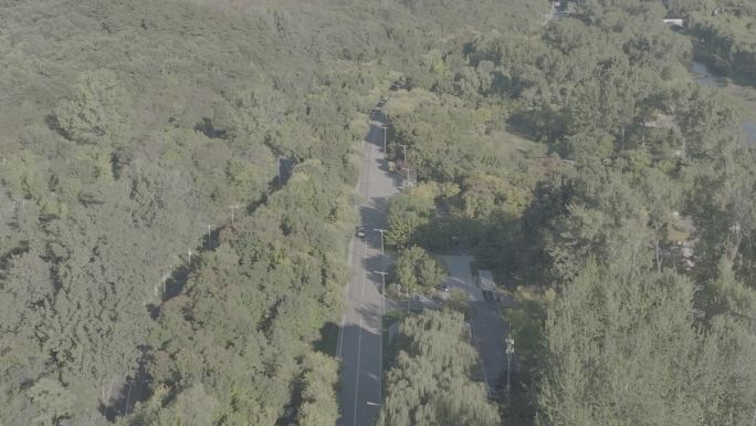 怀柔雁栖湖自然风光航拍