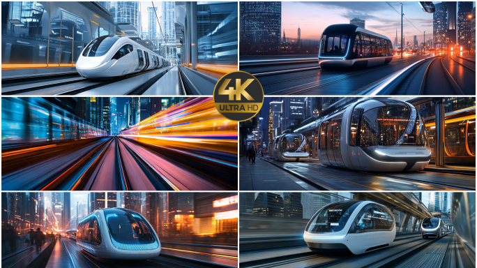 6k未来公共交通工具智慧交通