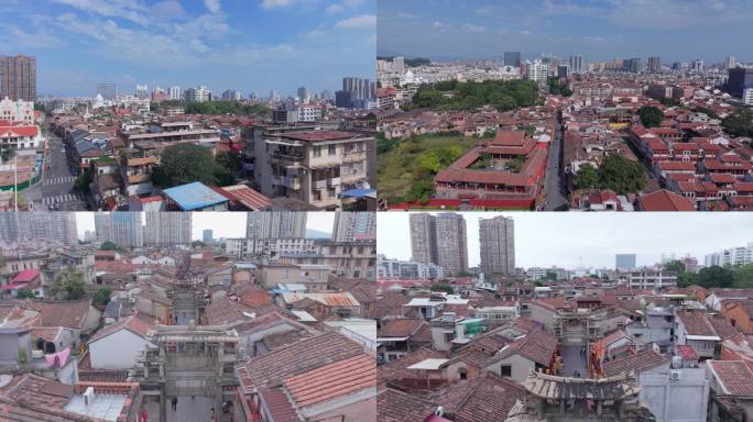 延时+航拍漳州古城