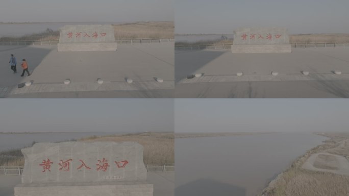 黄河母亲河中华大地山河河流黄河入海口