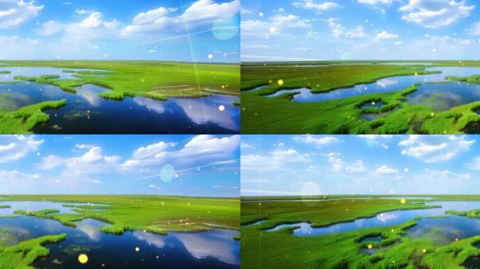 8K松辽盆地平原湿地活动宽屏粒子年会