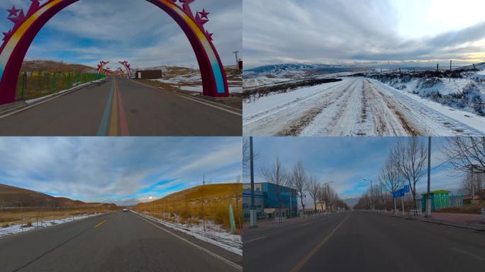 青海 雪山 雪景 海北州 青海旅游