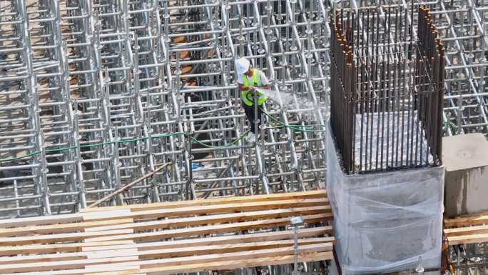 建筑工地航拍