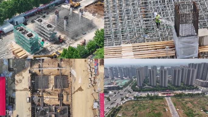 建筑工地航拍