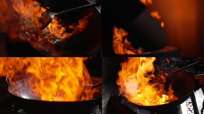 功夫爆炒炒菜意境升格爆炒肥肠