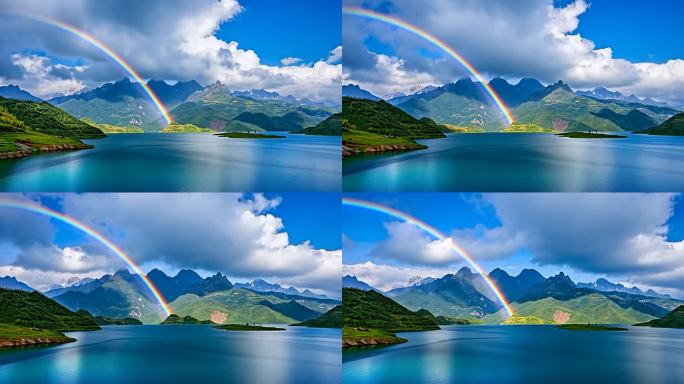 航拍山川湖海自然风光