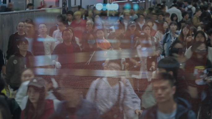慢门摄影 都市感人群生活掠影