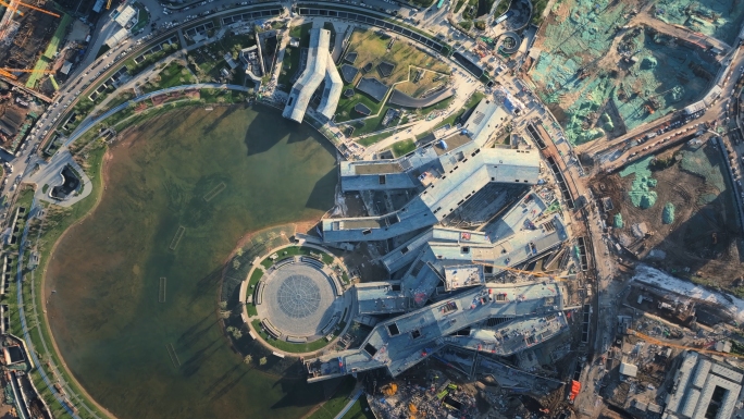 西安高新三期丝路科学城航拍