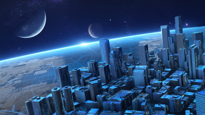 科技城市 科幻城市 未来城市 城市 科技