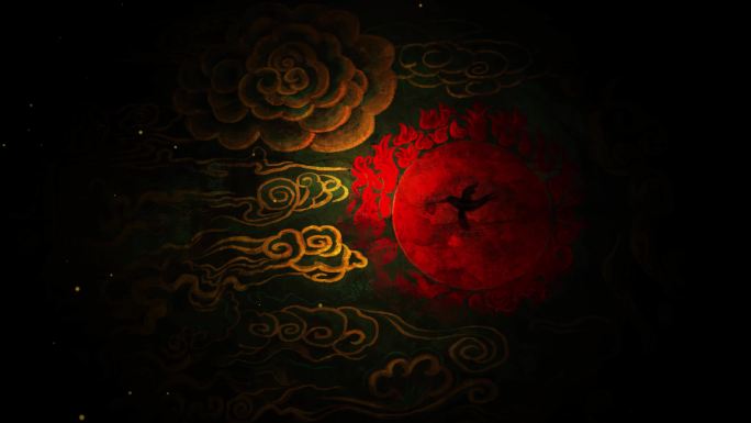 盘古开天神话传说ae模板