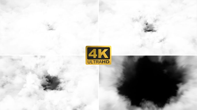 4K穿梭云层转场【AE模板】