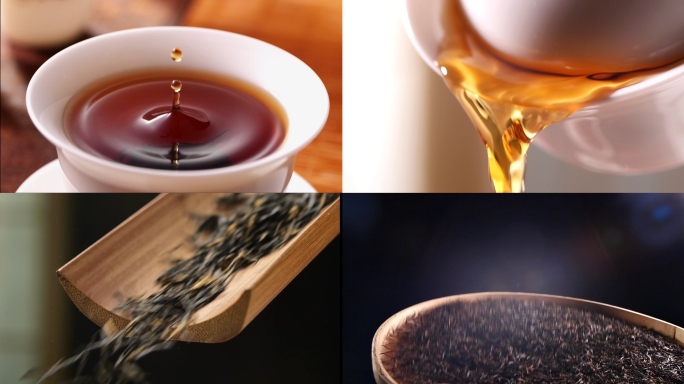 红茶泡茶 茶叶茶汤
