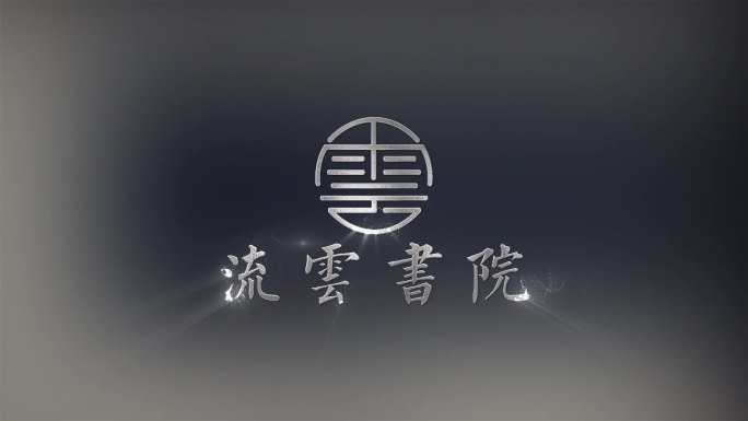 高端白金粒子金属logo