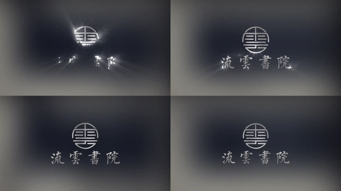 高端白金粒子金属logo