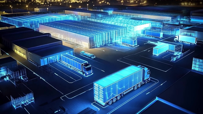 科技工厂智能工厂智能物流智慧工厂智能制造