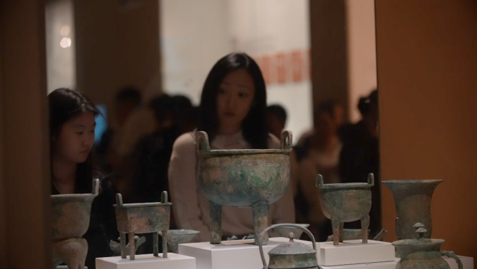 河南安阳殷墟博物馆新馆预约参观人群（一）