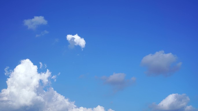 白云消散  云朵消逝   天空延时