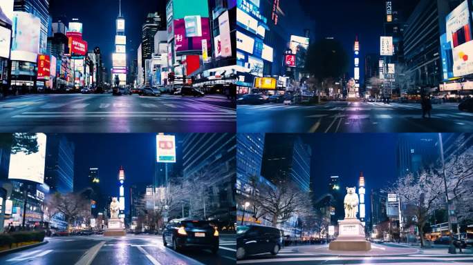 日本东京涩谷繁华街区