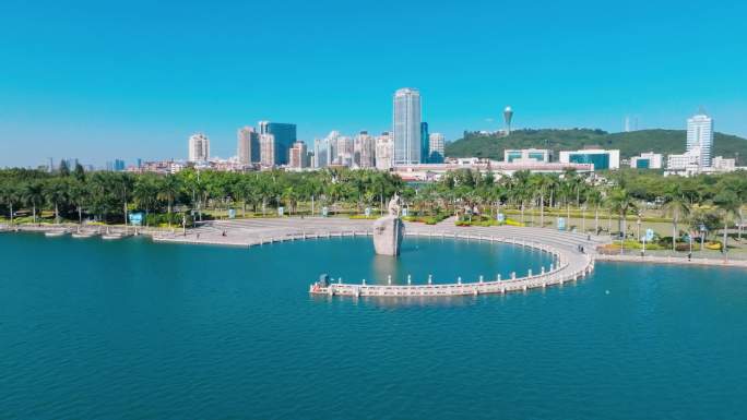 白鹭洲公园筼筜湖
