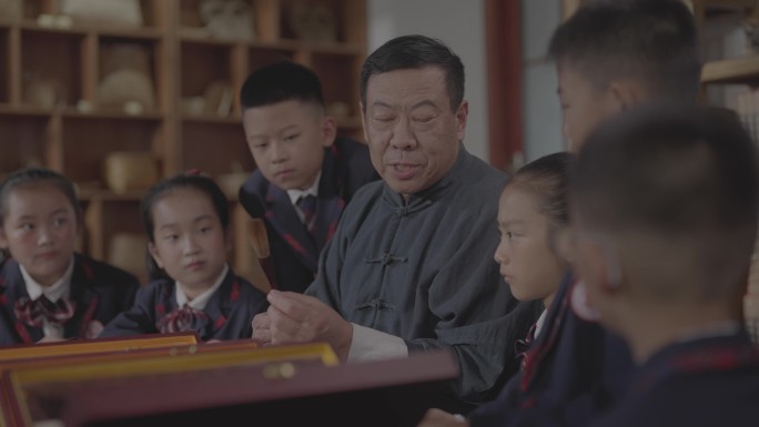 中华齐笔 传承 非遗  毛笔制作