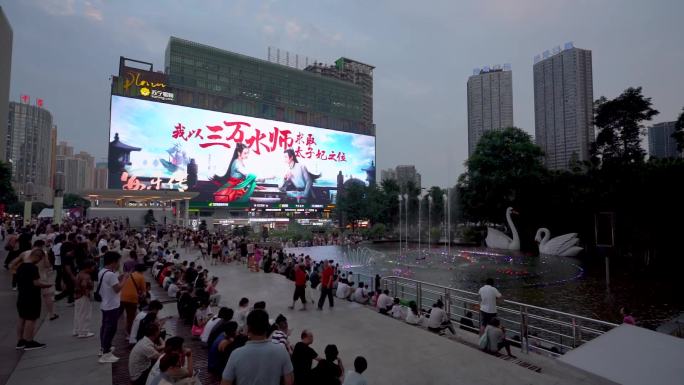 观音桥空镜头素材