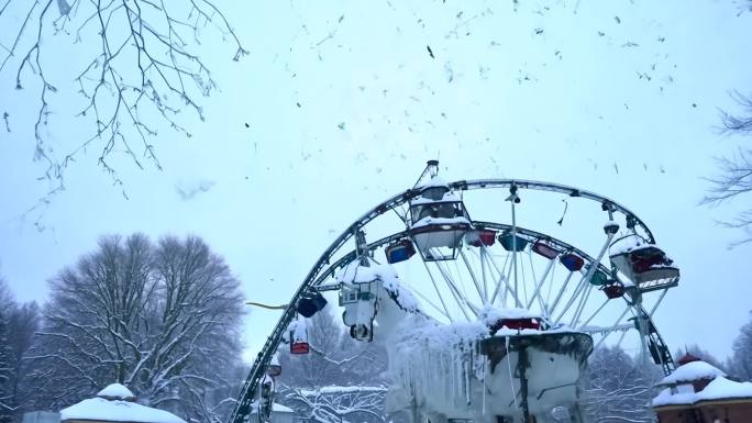 雪地游乐场