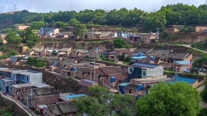 西北甘肃农村8k航拍