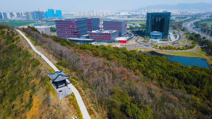 南京大学苏州校区航拍及地面镜头组