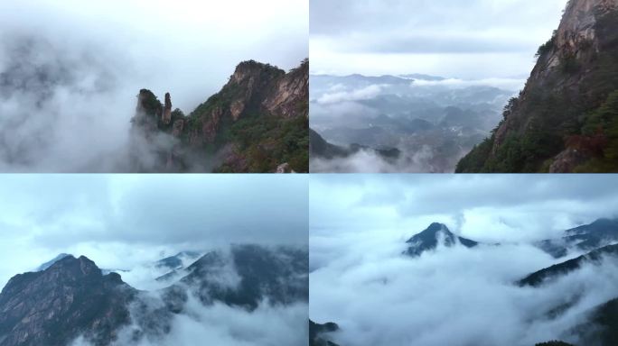 皖浙天路笔架峰云海