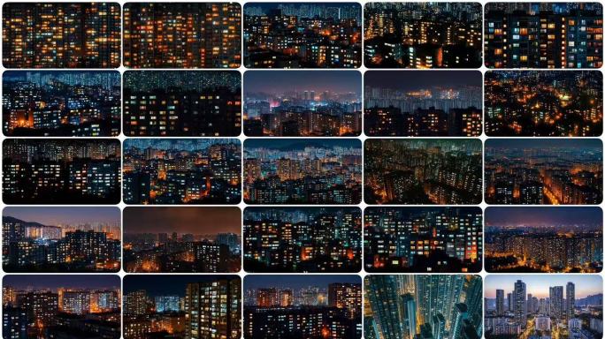 万家灯火2025蛇年新年团圆团聚春节夜晚