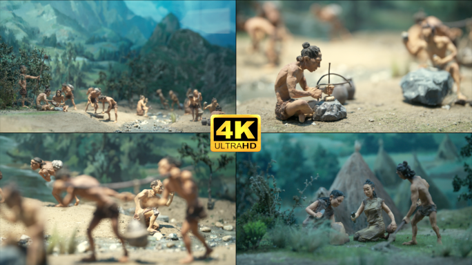 古人采集石头制作石器 新石器时代人类