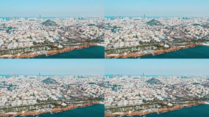 青岛雪景青岛冬天