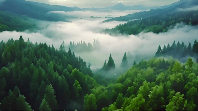 森林氧吧天然青山大自然