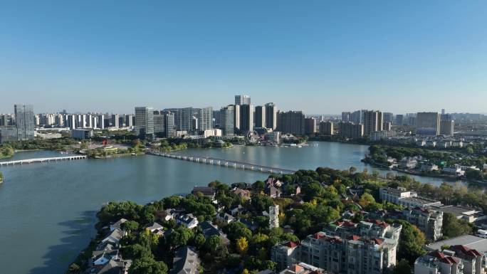 【4k】南京江宁百家湖延时航拍