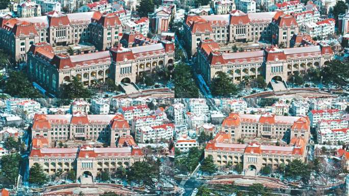 青岛雪景青岛冬天