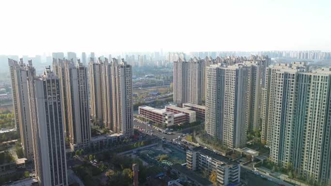 学校学区房城市航拍集锦