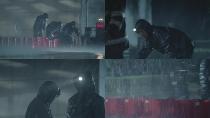 应急救援 防汛抗洪 抢险 暴雨物业抢修