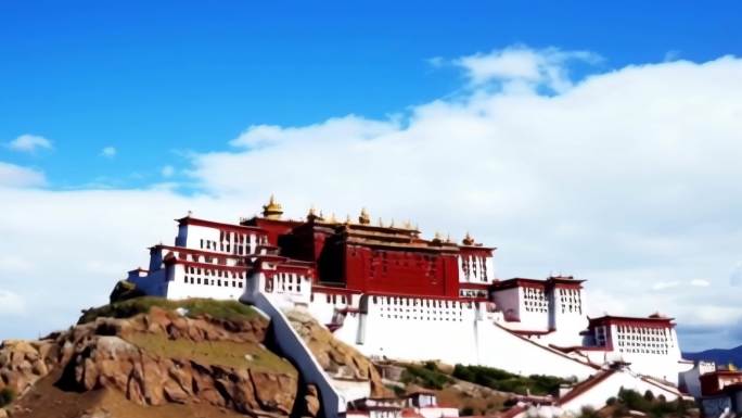 长城布达拉宫万里长城北京秋天西藏旅游美景