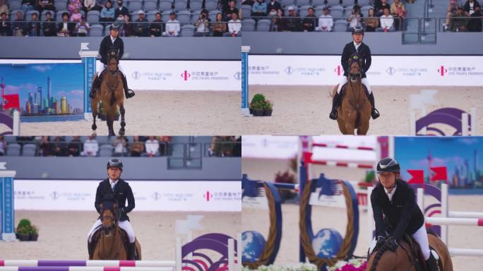 浪琴环球马术冠军赛13中国马术选手