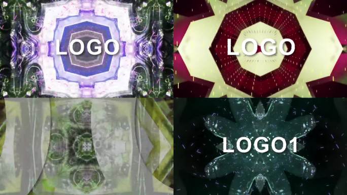 绚丽唯美时尚LOGO万花筒25套AE工程