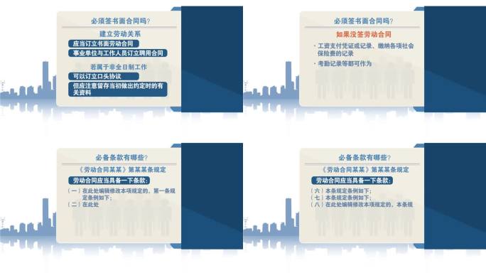 【无插件】新闻联播文字讲解动画模版