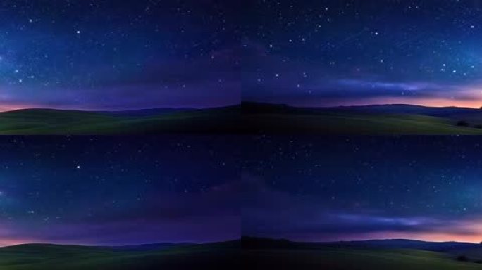 宽屏草原夜景LED大屏2