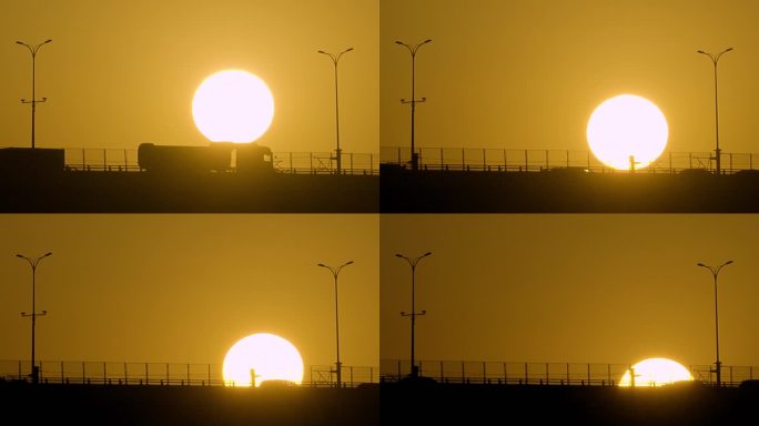夕阳日落