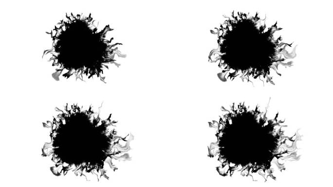 黑白水墨晕染特效素材 (88)